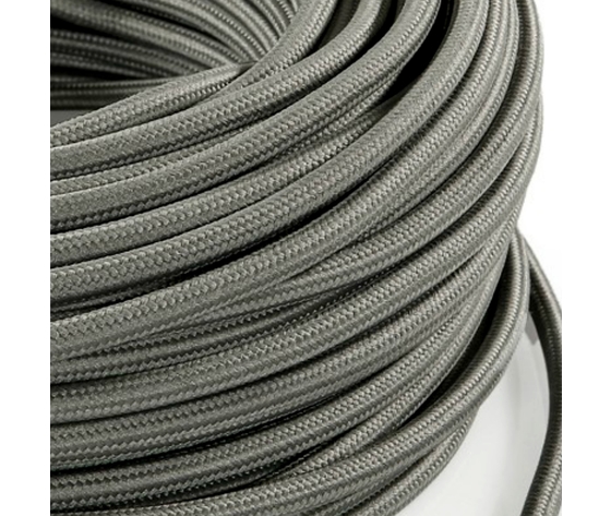 Cablu textil Retro 2x0,75mm PVC 10059 GRAFIT 50m