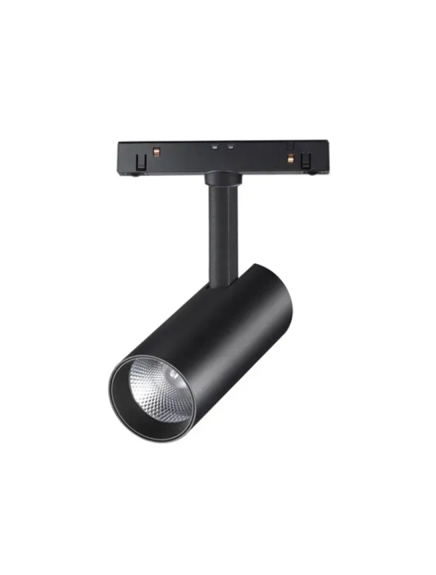 * Proiector LED track light magnet HL-TRL043 15W 4500K DC48V negru D60xL160 ELMOS