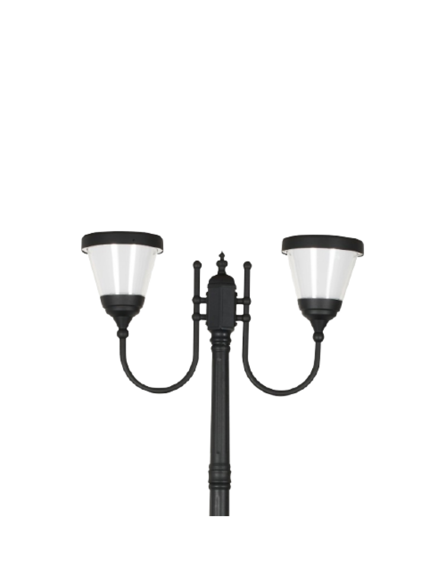 * Felinar grădină LED panou solar Elmos 20HL-GL06 9 W 800 x 230 x 2600 mm