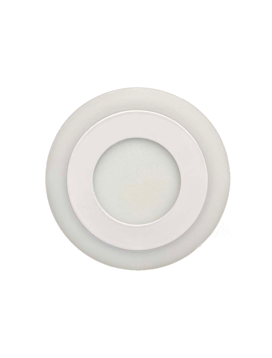 Spot LED DPL1 rotund încorporat 6+3W WHITE+BLUE Luminaled