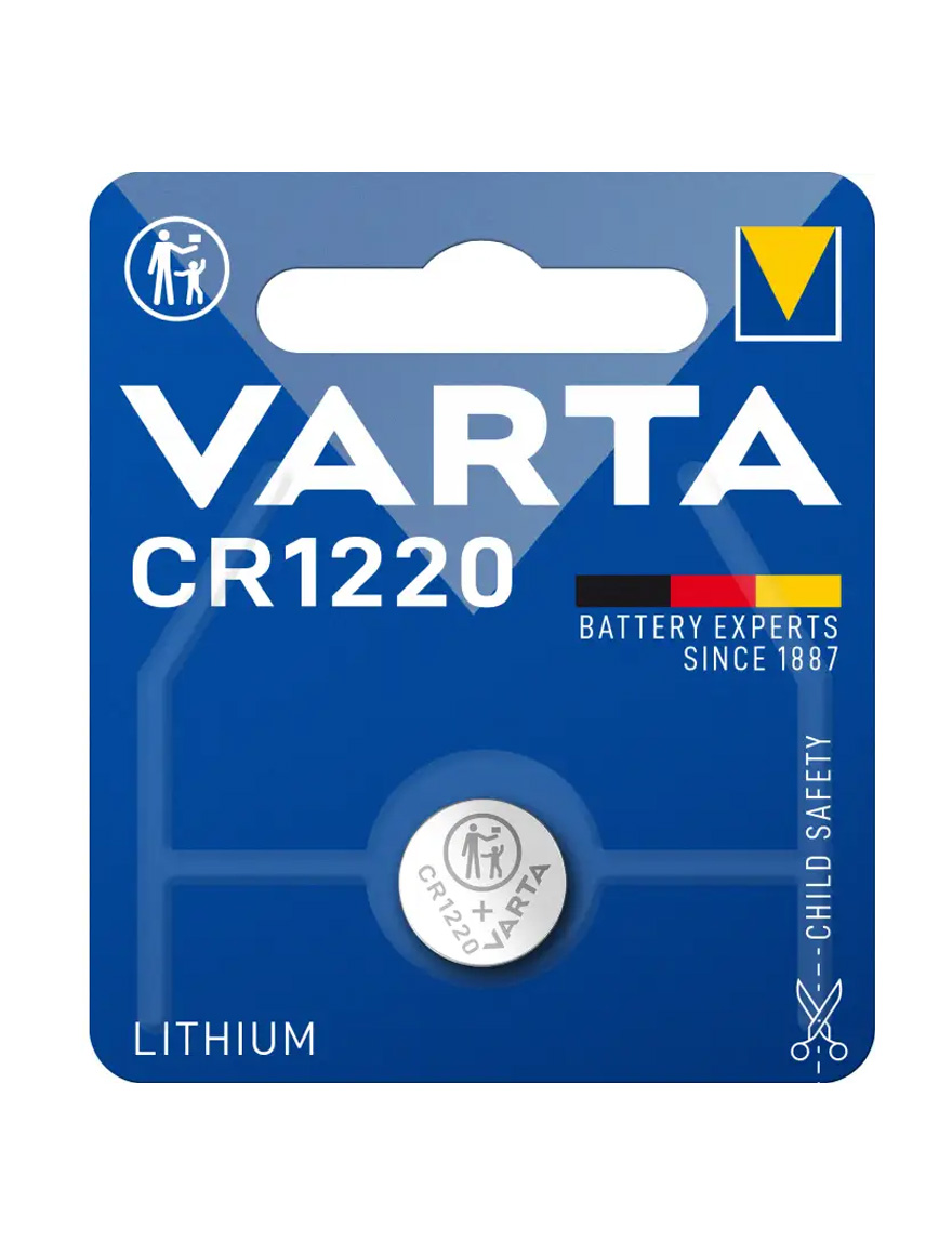 Литиевые батарейки VARTA CR1220, 1 шт.