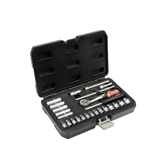 *Set chei tubulare cu antrenor 1/4" 25buc, xs Yato