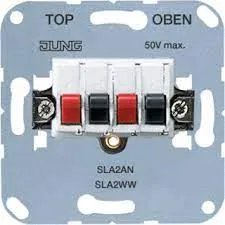 Аудио розетка белая SLA2WW