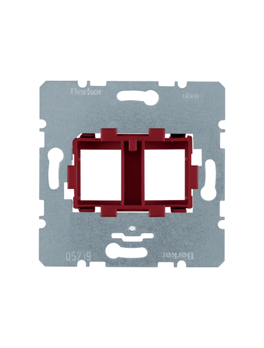Держатель двойной для коннекторов RJ45 S1 454101 красный Berker