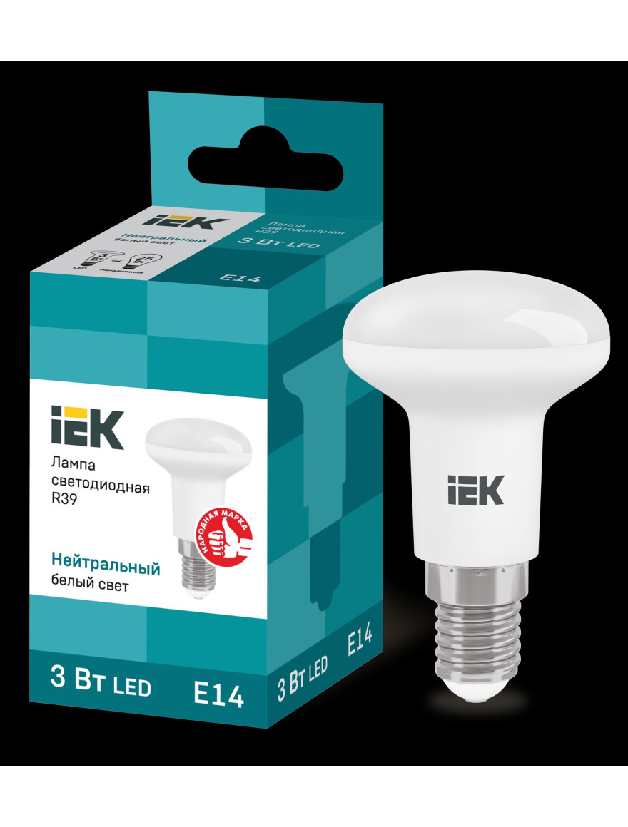BEC LED ECO R39 3W 230V 4000К E14 IEK