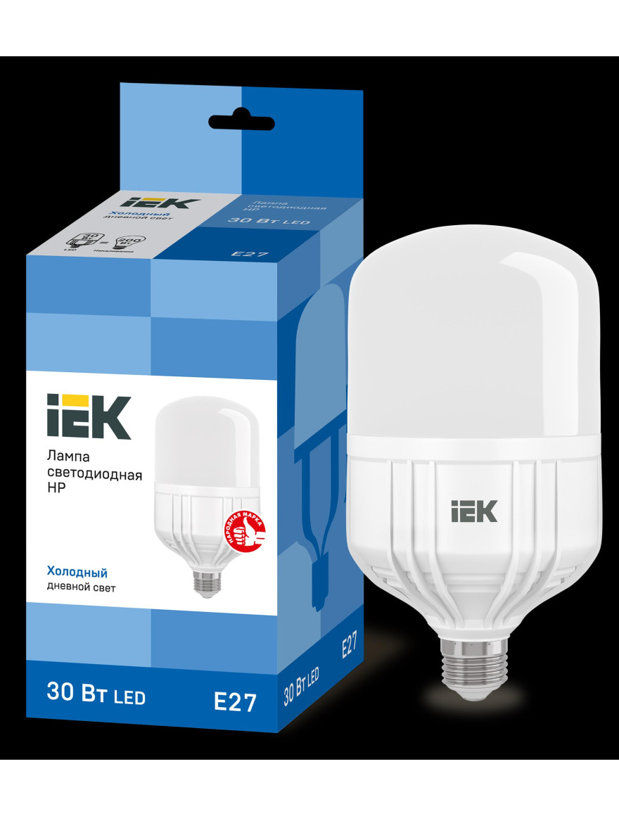 BEC LED T HP 30W 230V 6500К E27 IEK