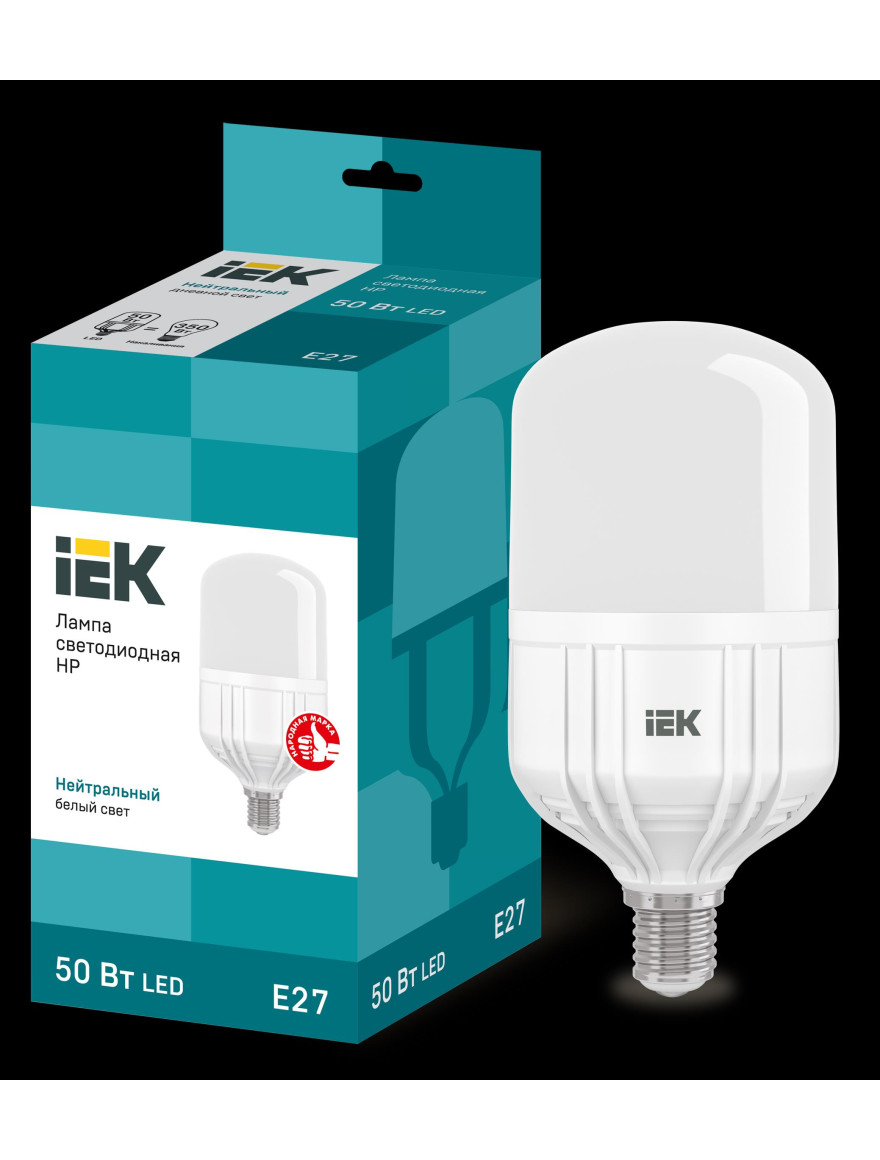 BEC LED T HP 50W 230V 4000К E27 IEK