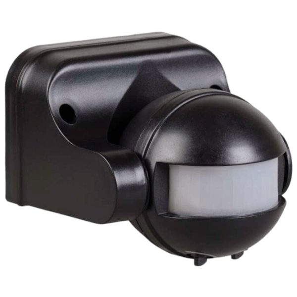 Датчик движения DD 009 черный, 180°, IP44, IEK