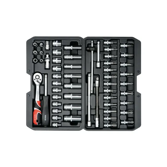 *Set chei tubulare 56buc, 1/4" Yato = yt1450