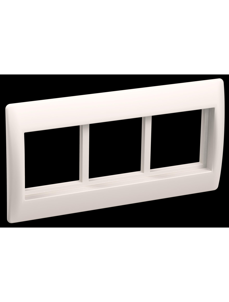 Suport /ramă canal-cablu Praimer 6M 75mm alb IEK