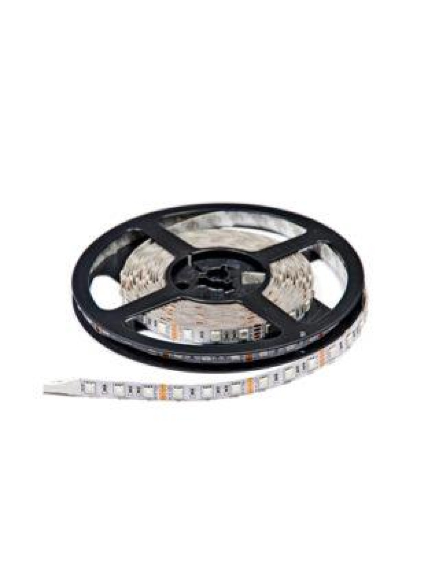 Bandă LED SMD5050 14,4W 24V 60led/m IP20 RGB 10mm 5M ELMOS