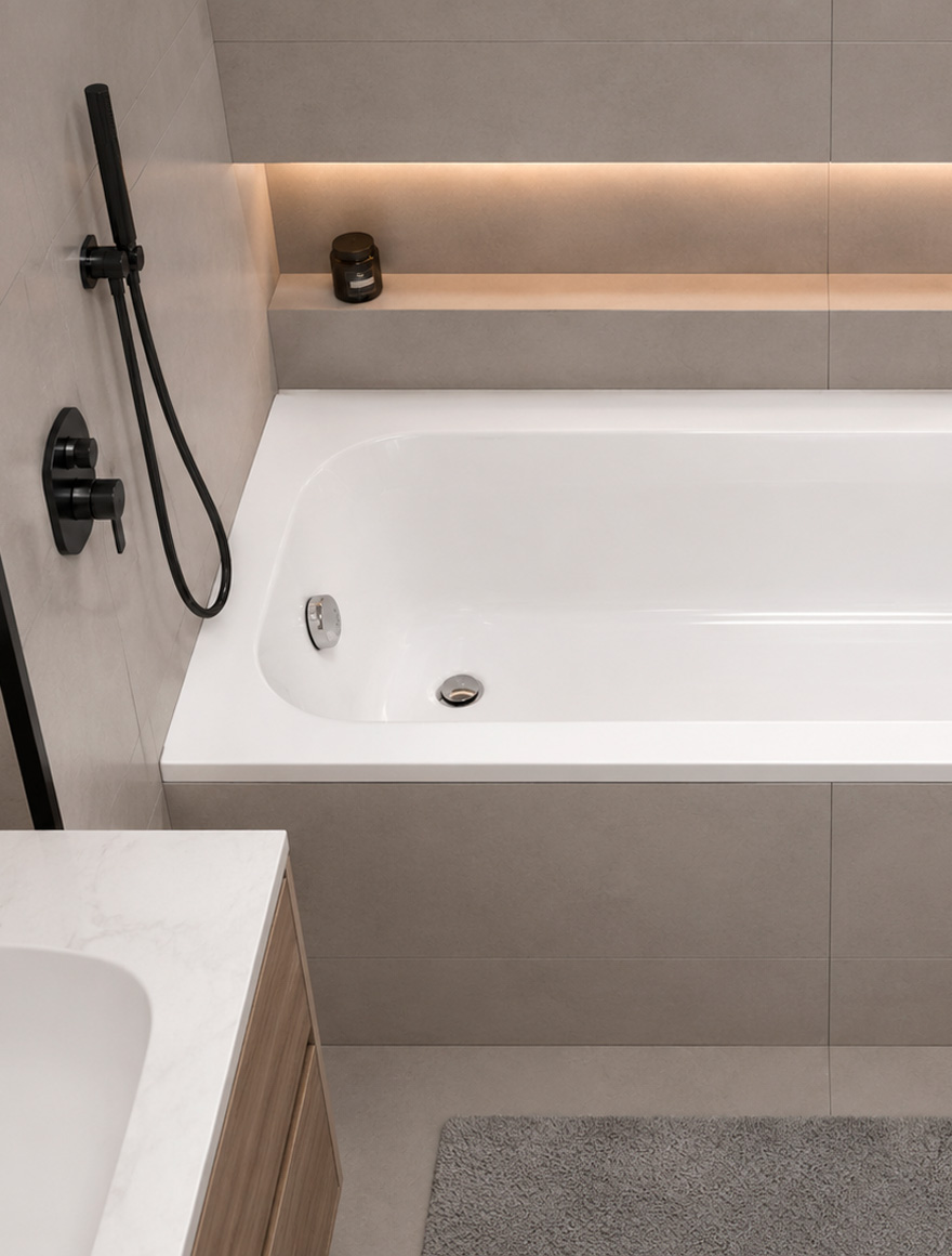 АКРИЛОВАЯ ВАННА BELFORM NORDICA 180x70 cm