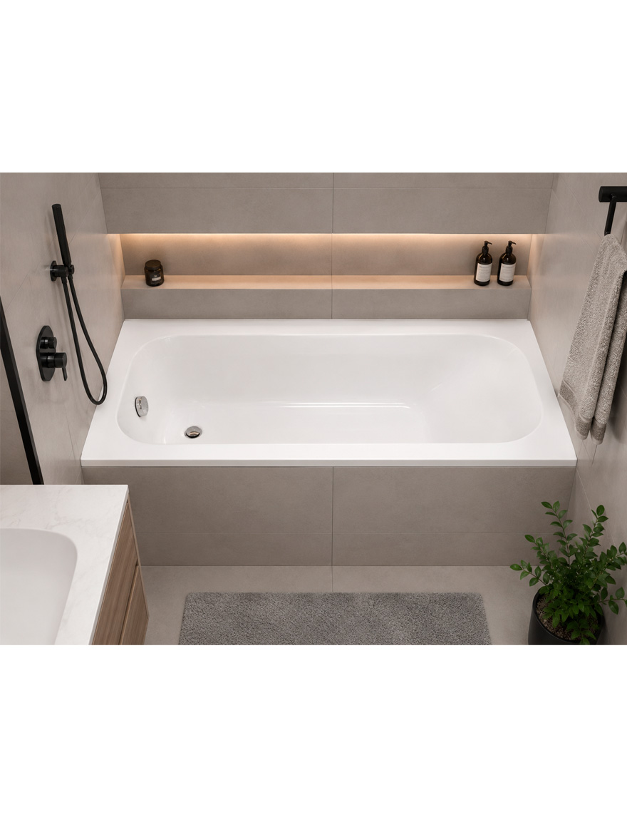 АКРИЛОВАЯ ВАННА BELFORM NORDICA 180x70 cm