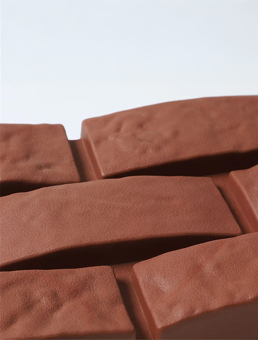 Gard decorativ pentru curte/gradina "Caramida" 4buc 42Х17.5cm