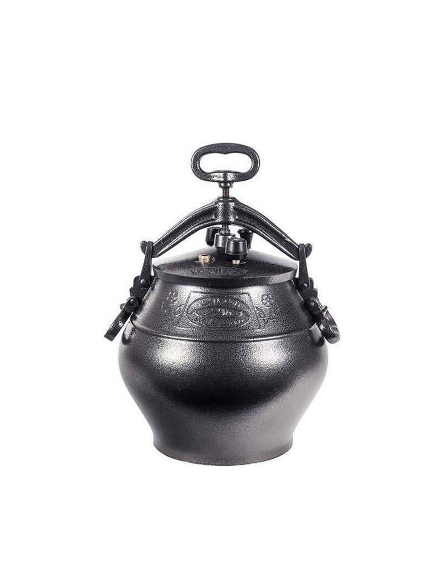 Ceaun afgan cu mânere Rashko Baba inox/maro 5L SYTON