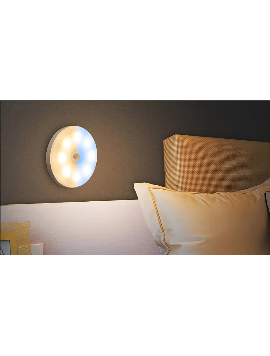 Lampa de veghe cu senzor  0.5W 3000k-6000K,alb LuminaLed