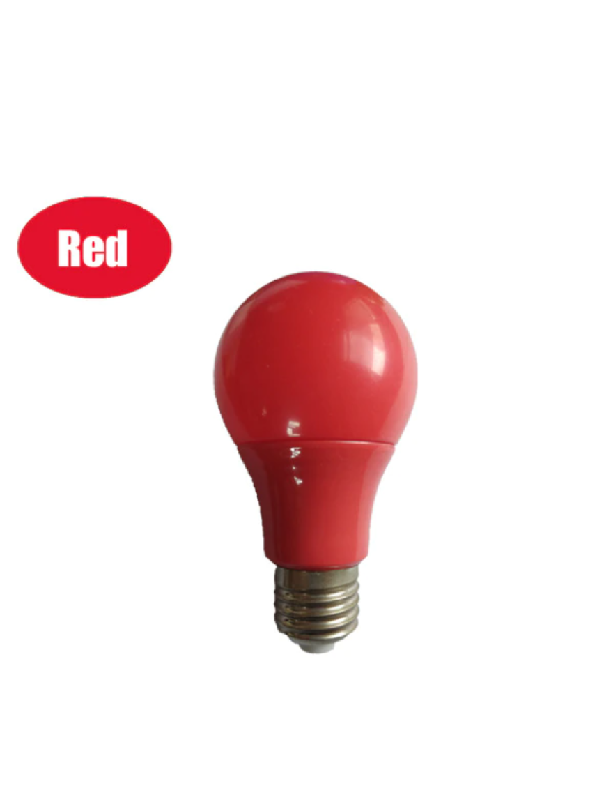 Bec  LED 7W E27 CAB-7 roșu LuminaLED