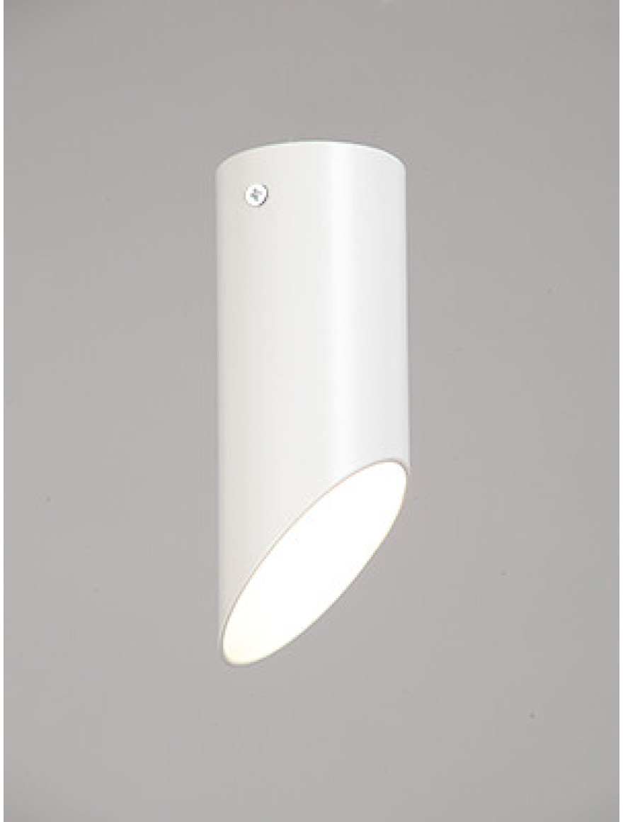 Spot aplicat V4642-0/1PLxGU10 max20W 15x6x6cm alb Luminaled