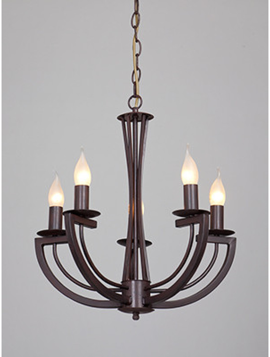 Lustră V3295-7/5хE14 max 40W 103x40x40cm bronz LuminaLED