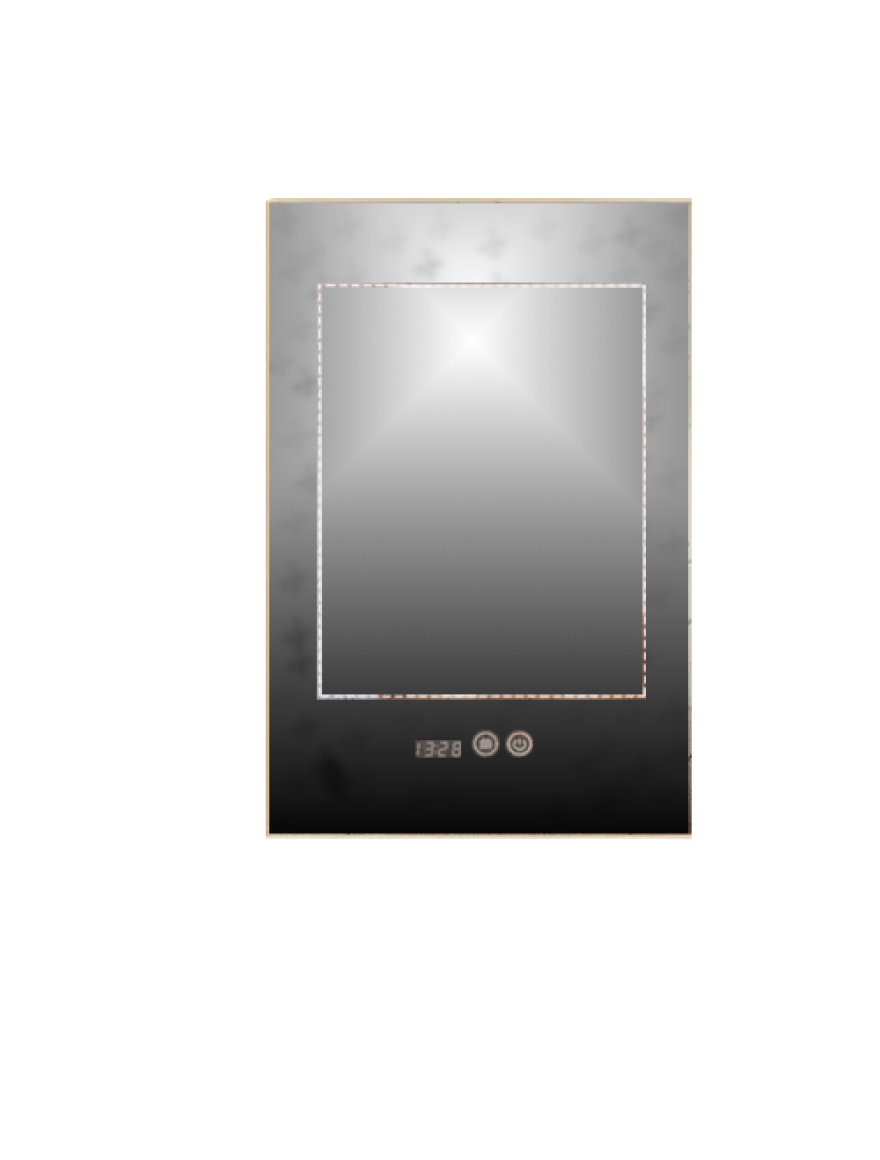 6114/5070F Oglindă LED touch 3chrom non-polar dim,Black,50x70  LuminaLED