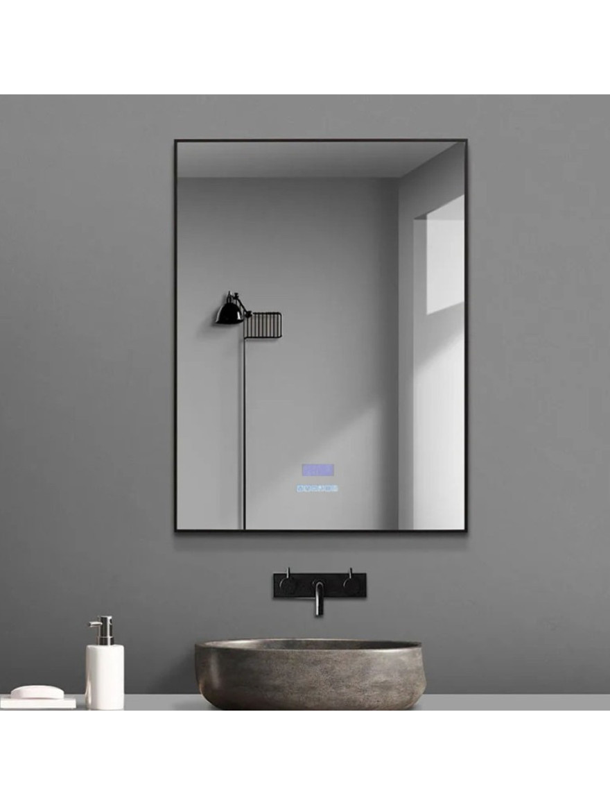 6114/6080F Oglindă LED touch 3chrom non-polar dim,Black,60x80  LuminaLED