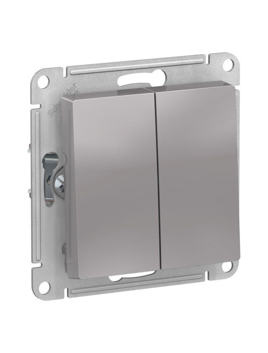 Întrerupător ATLAS 2cl cap-scară 10A 250V Aluminiu (10buc) SCHNEIDER