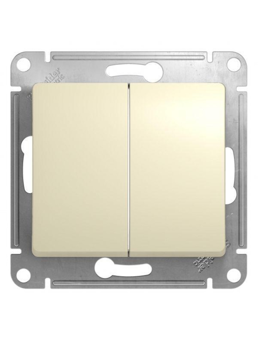 Întrerupător GLOSSA 2cl cap-scară 10A 250V crem SCHNEIDER