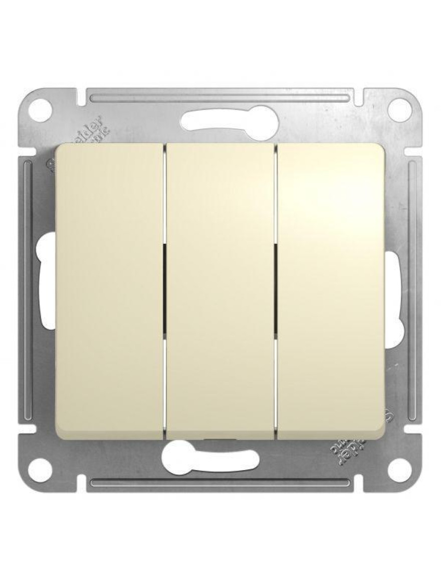 Întrerupător GLOSSA 3cl 10A 250V crem SCHNEIDER