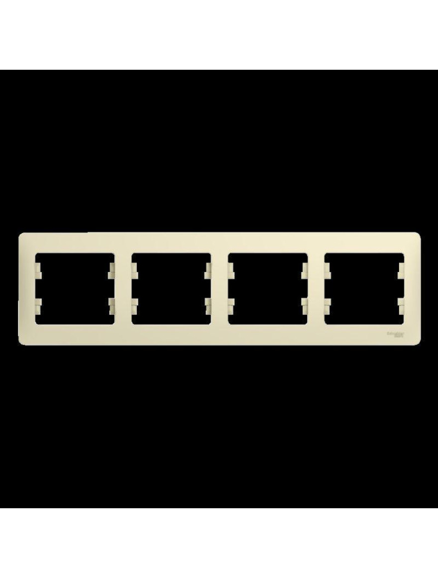 Ramă 4 loc orizontală crem GLOSSA SCHNEIDER