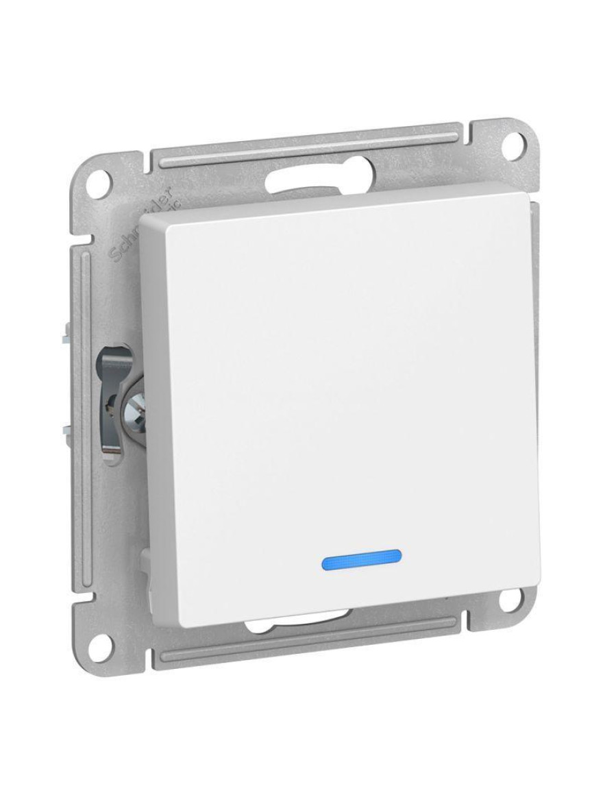 Întrerupător ATLAS 1cl cu indicator 10A 250V alb (20buc) SCHNEIDER