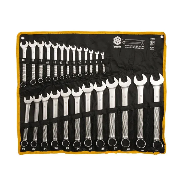 *Set chei combinate 6-32mm "SATIN" CRV 25buc VOREL