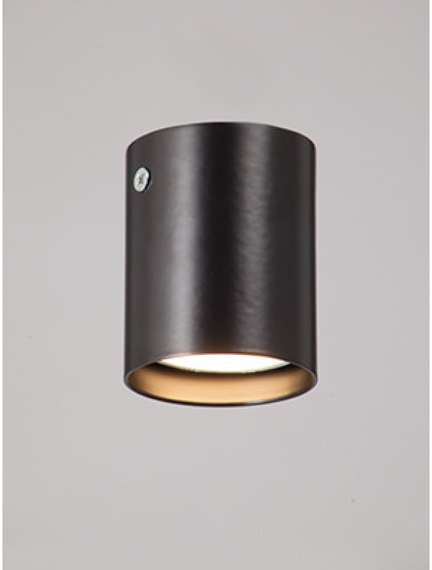 Spot aplicat V4639-1/1PLхGU10 max20W 7x6x6cm negru Luminaled