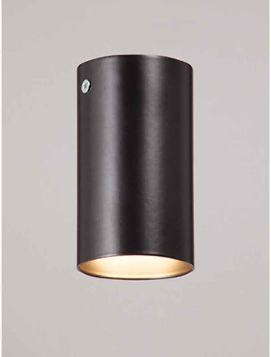 Spot aplicat V4640-1/1PLхGU10 max20W 10x6x6cm negru Luminaled