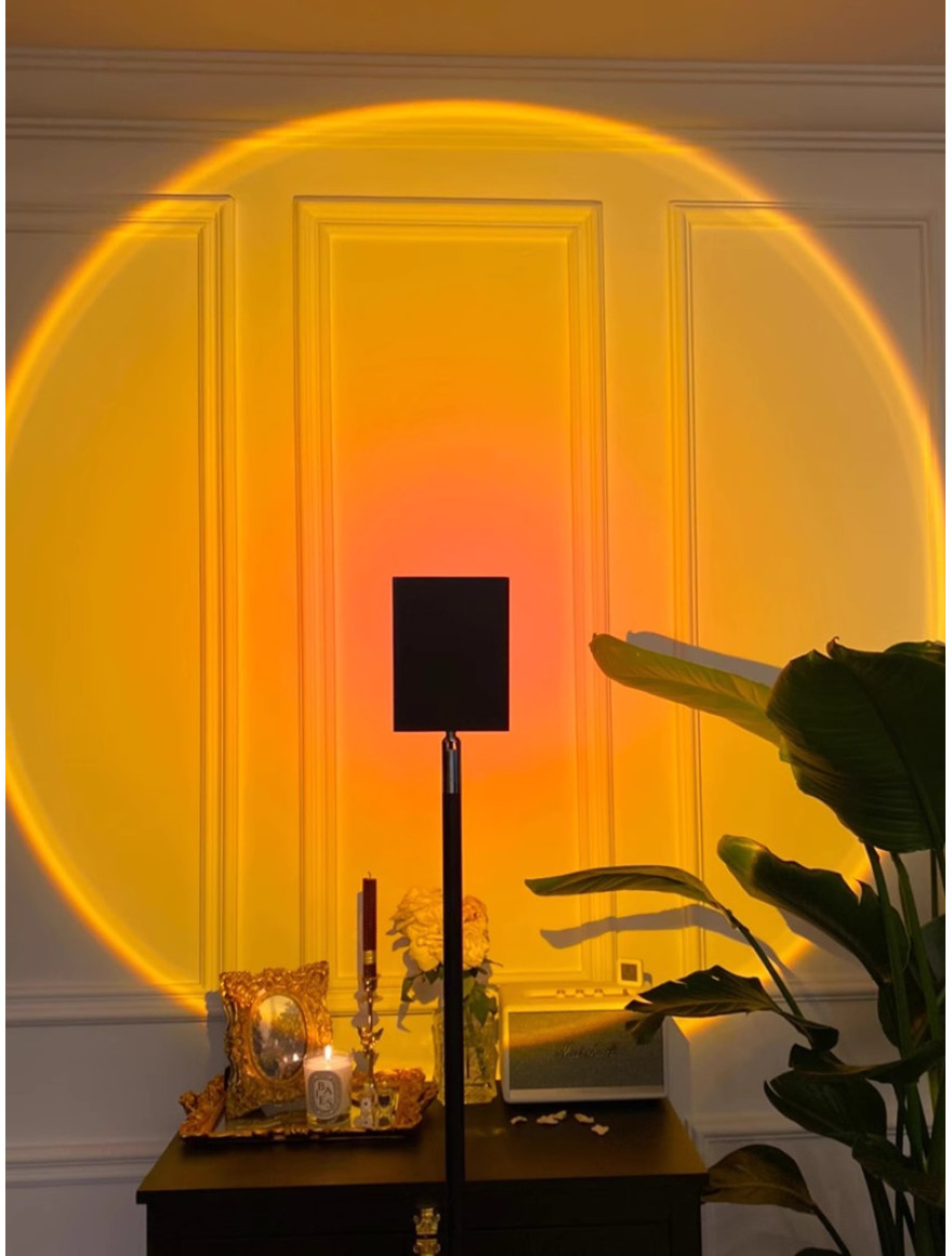 Lampadar SG-1068-G 15*15*180cm,Orange Color LuminaLED