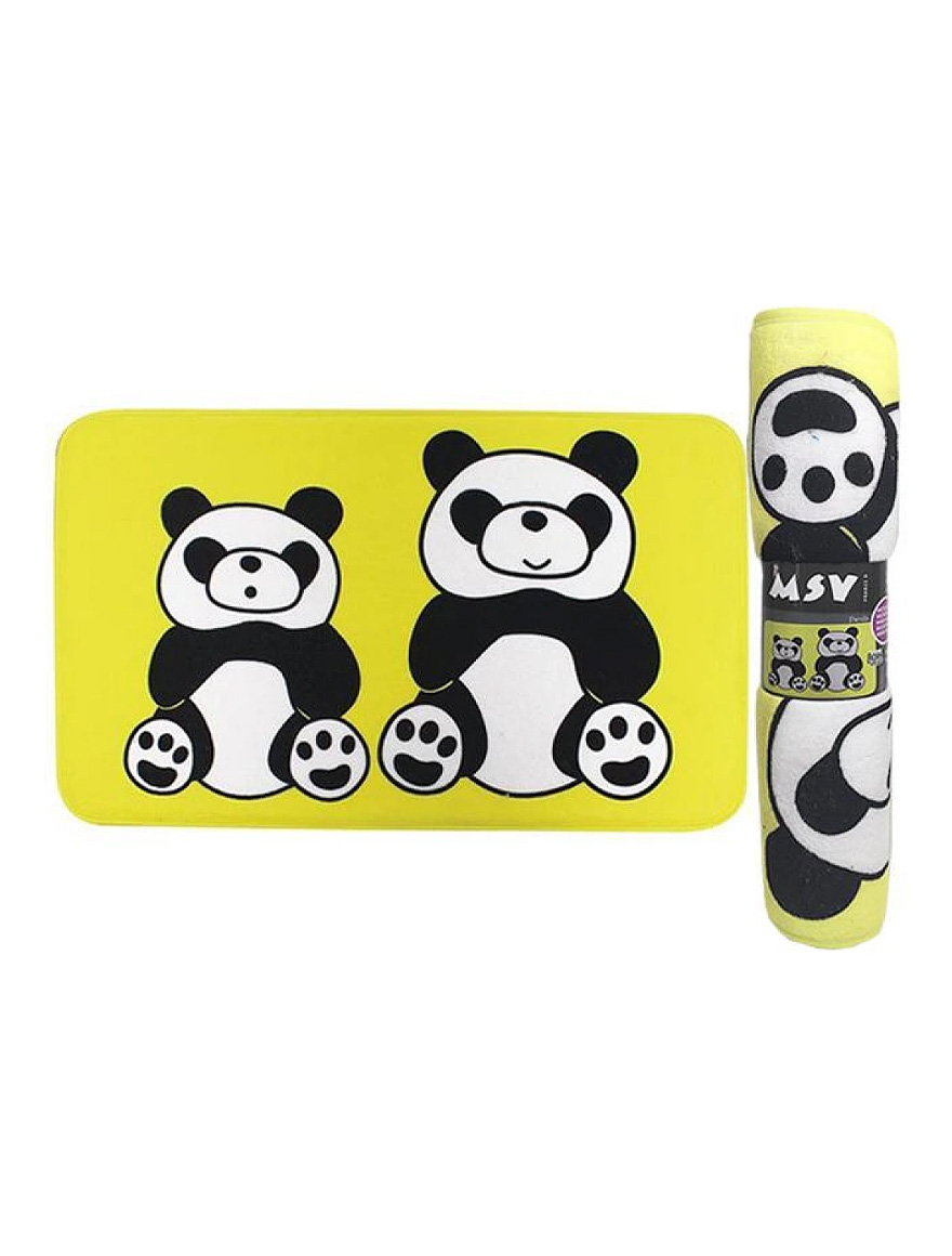 Коврик для ванной 45x75см "Panda", микрофибра