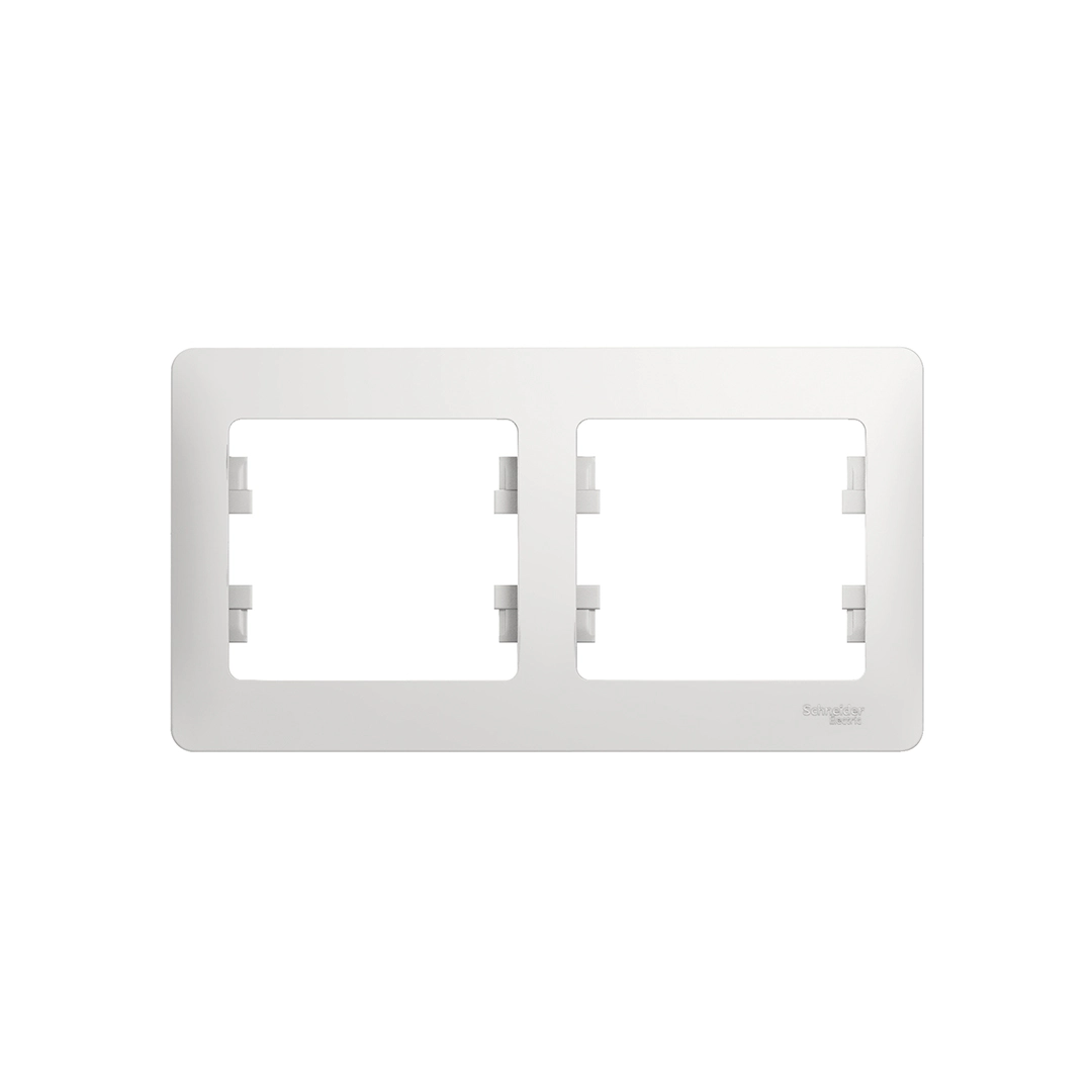 Ramă 2 loc orizontală albă (30buc) GLOSSA SCHNEIDER