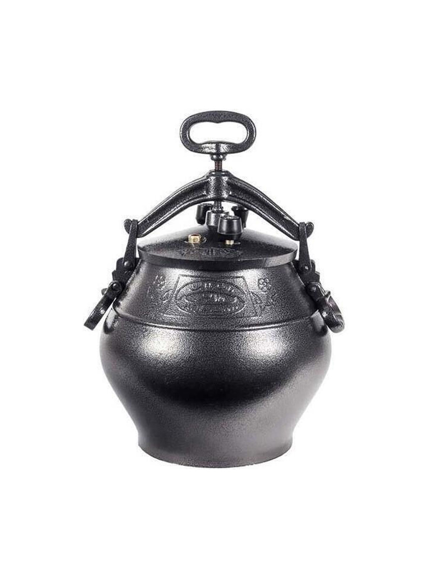 Ceaun afgan cu mânere Rashko Baba M 8L inox/maro (6L) SYTON