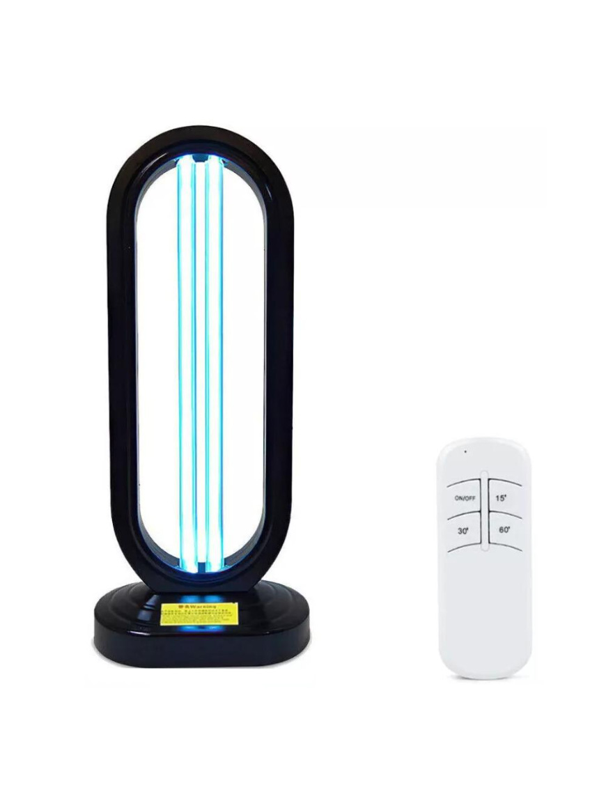 Лампа LED UV+OZONE SG-SJ20, 38W, 220V, с контроллером и таймером, чёрная, LuminaLED