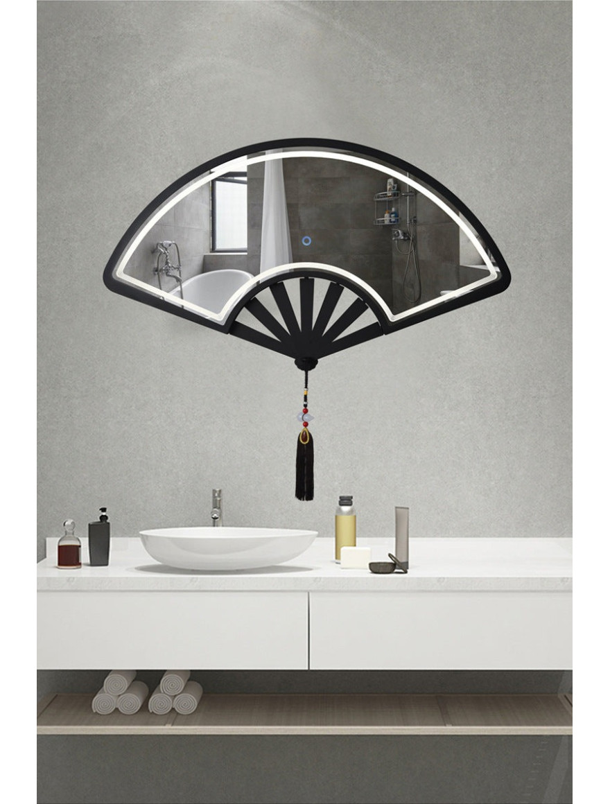 6161/7535 Oglindă LED touch 3chrom non-polar dim,Black,75xH35  LuminaLED