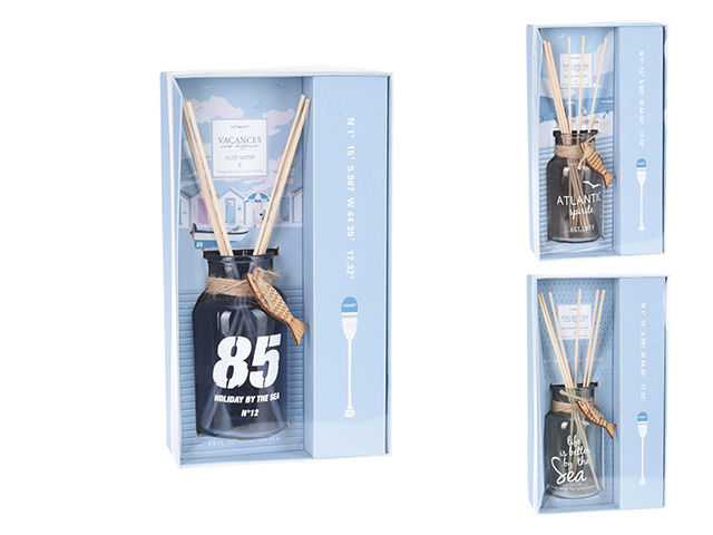 Aromatizator  200ml Flori + 6baghete, 3mirosuri