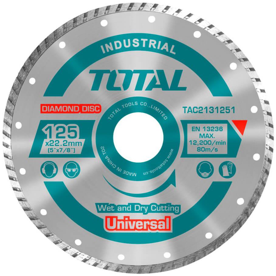 Disc diamantat turbo 125*22,23mm TAC2131251 Total