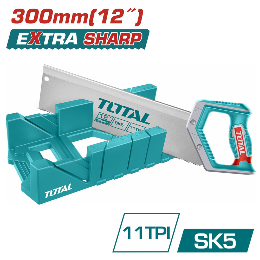 Suport pentru tăiat la unghi 80*140*300mm plastic cu fierăstrău THT59126 Total