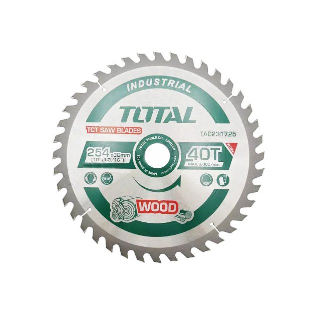 Disc fierăstrău circular 254*30,0mm T40 Total