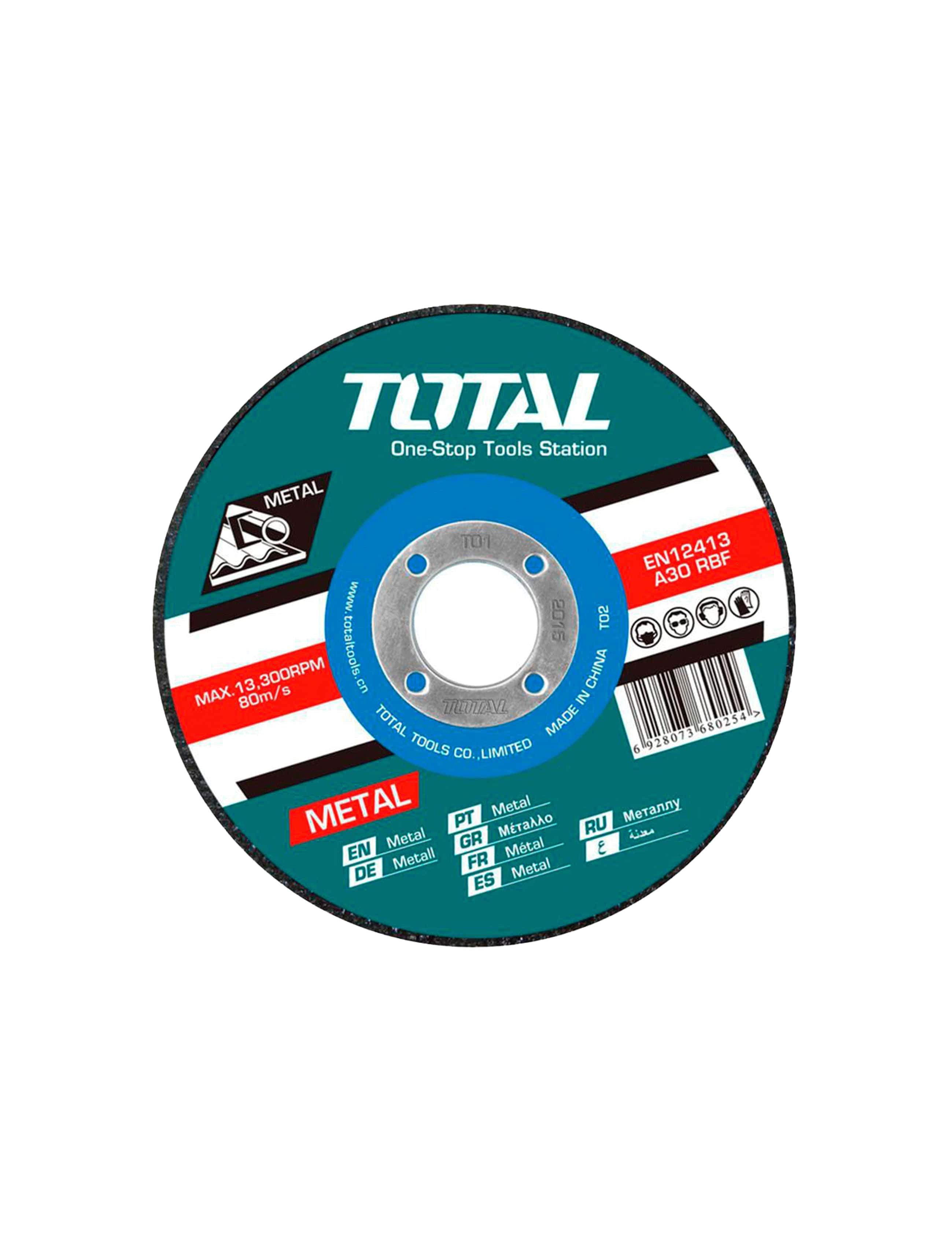 Set disc debitat metal 10buc. 115*1,2*22,23mm Total