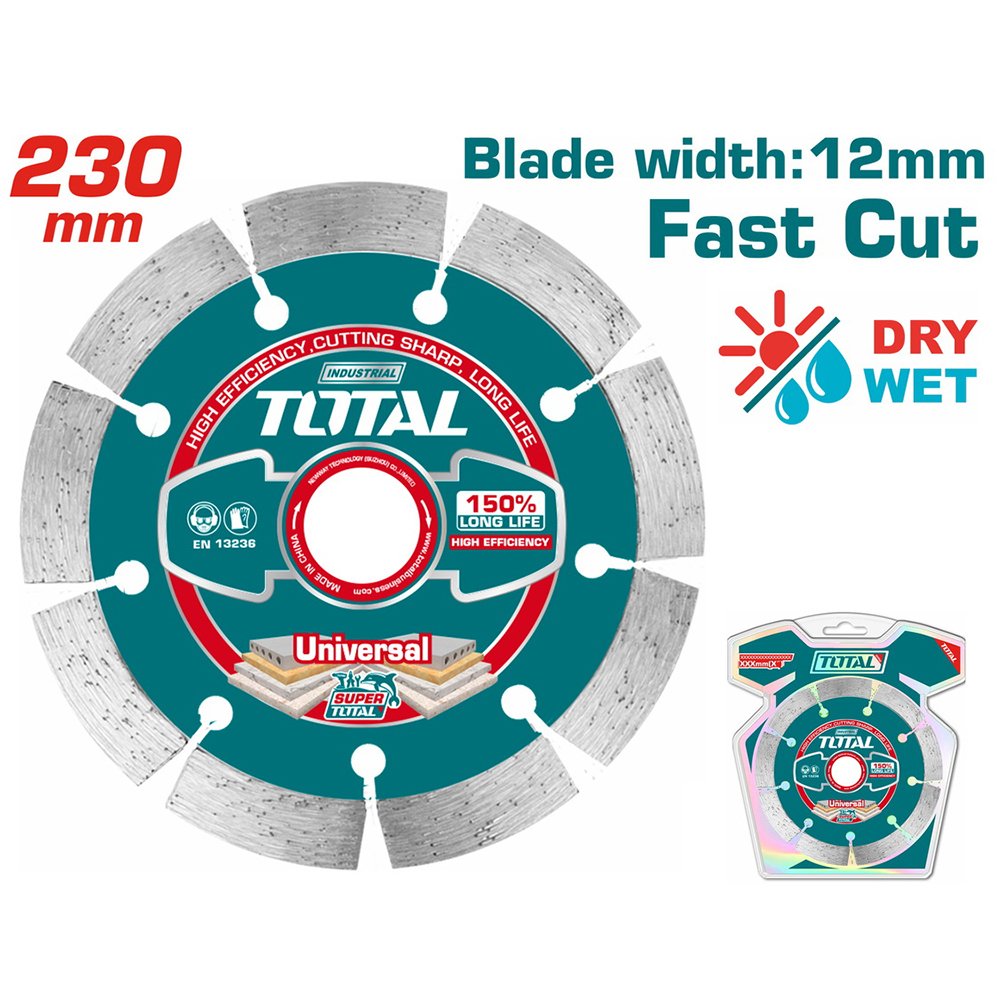 Disc diamantat continuu 230*22,23mm TAC2112301 / TAC21123012 Total
