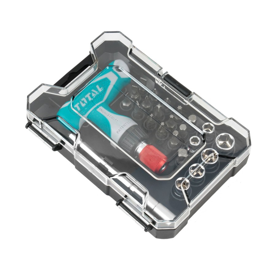 Т-Образная Реверсивная Отвертка С Насадками 24 Шт