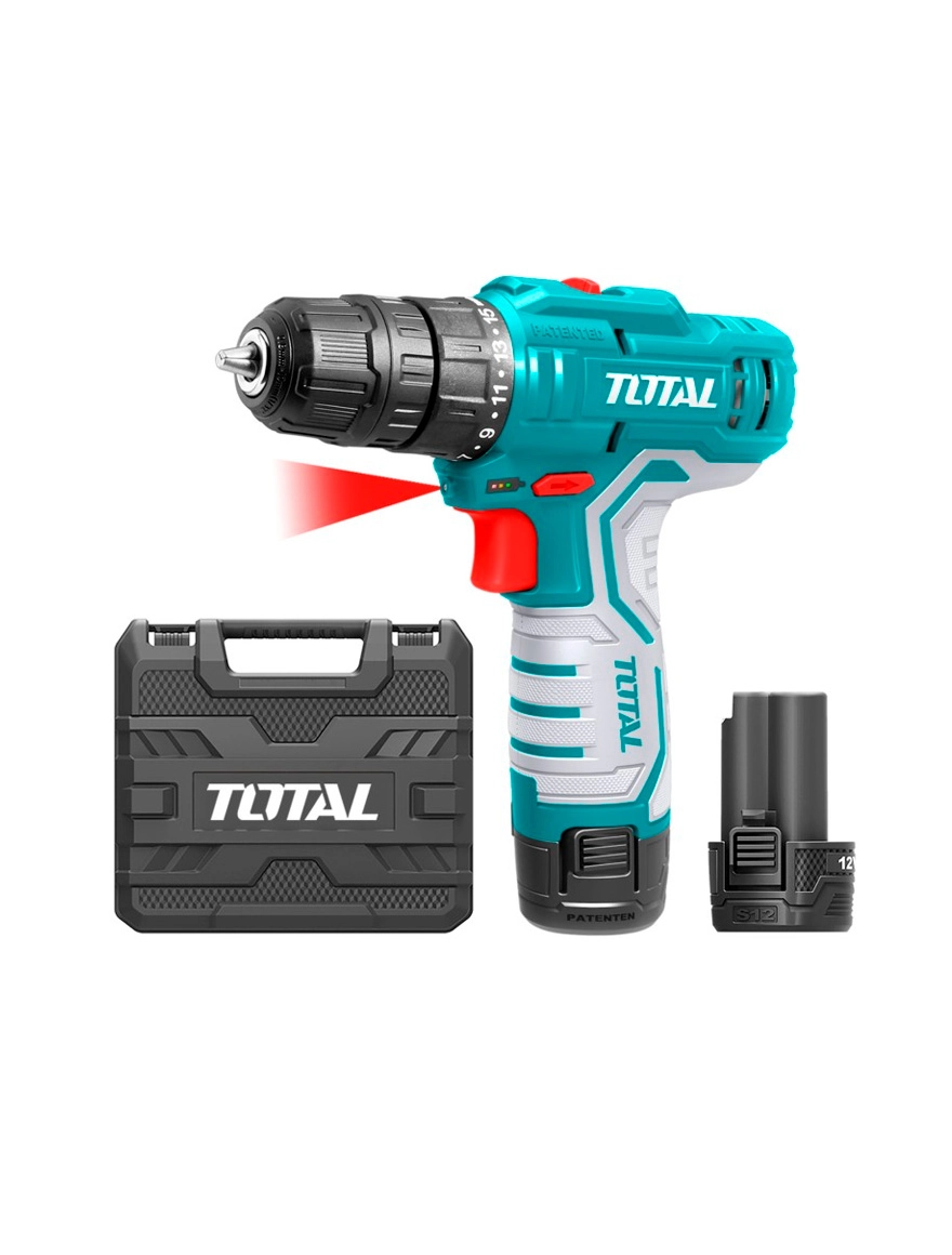 * Mașină de găurit/înșurubat cu acumulator 12,0V 1,5Ah Total TDLI12325