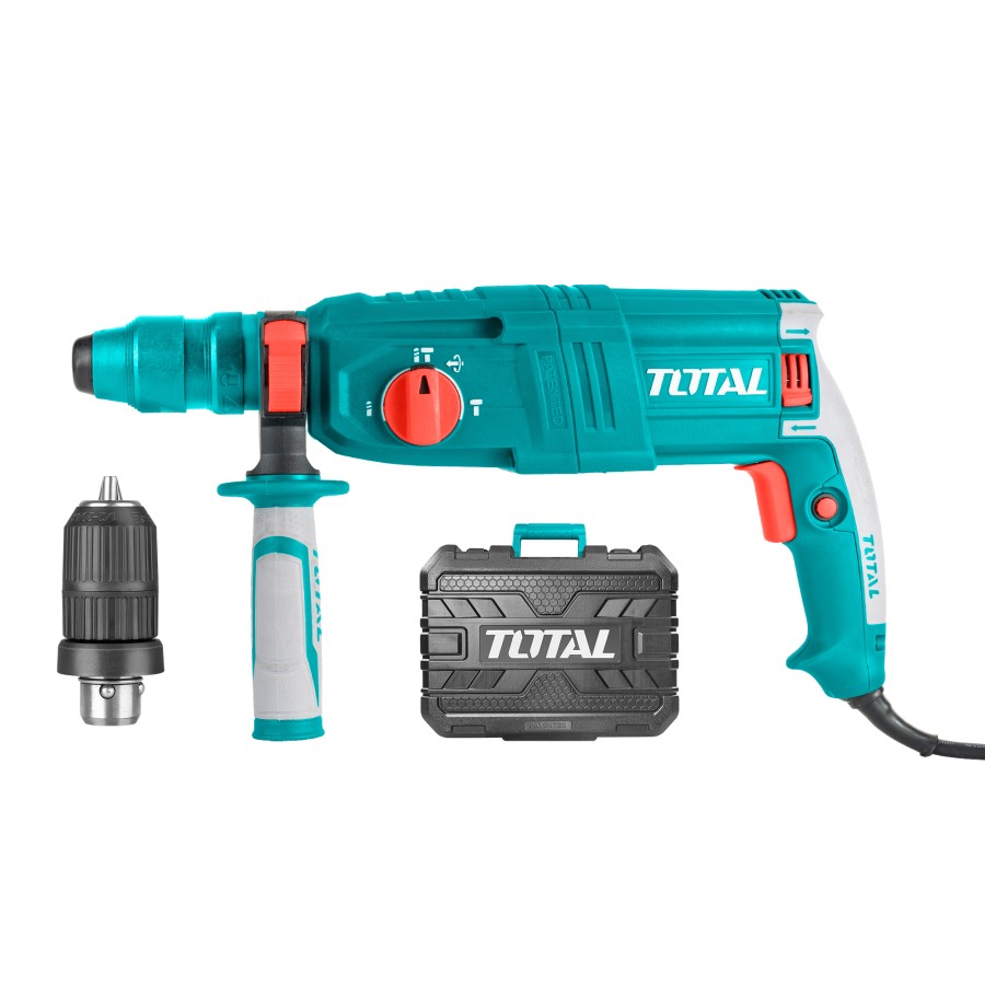 Электрическая Перфоратор / SDS Plus / 800В / 2,5 Дж / + Быстрозажимной Патрон 13 Мм Тотал TH308268-2