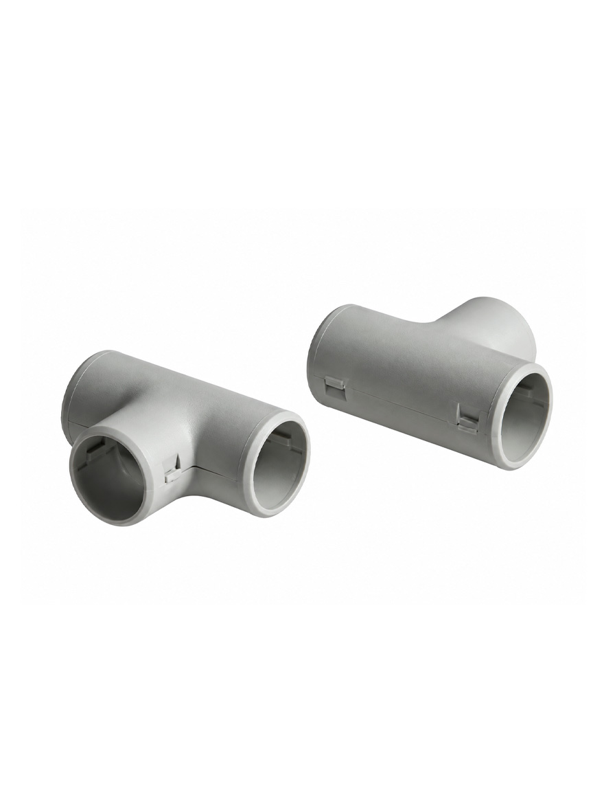 Teu (ramificator) pentru tub/Țeavă Ø25mm RuVinil