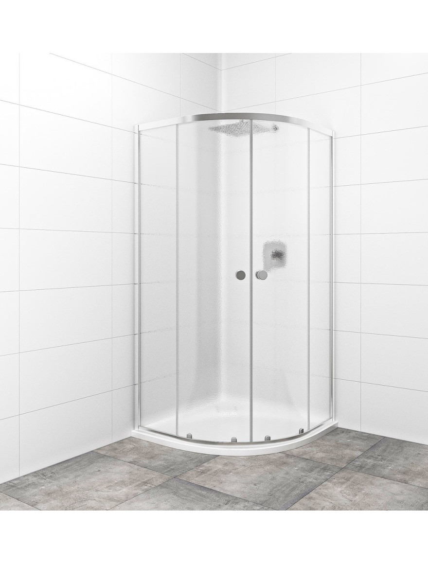 Cabină duș semirot. 90x90 basic matt SIKOMUS90CRCH